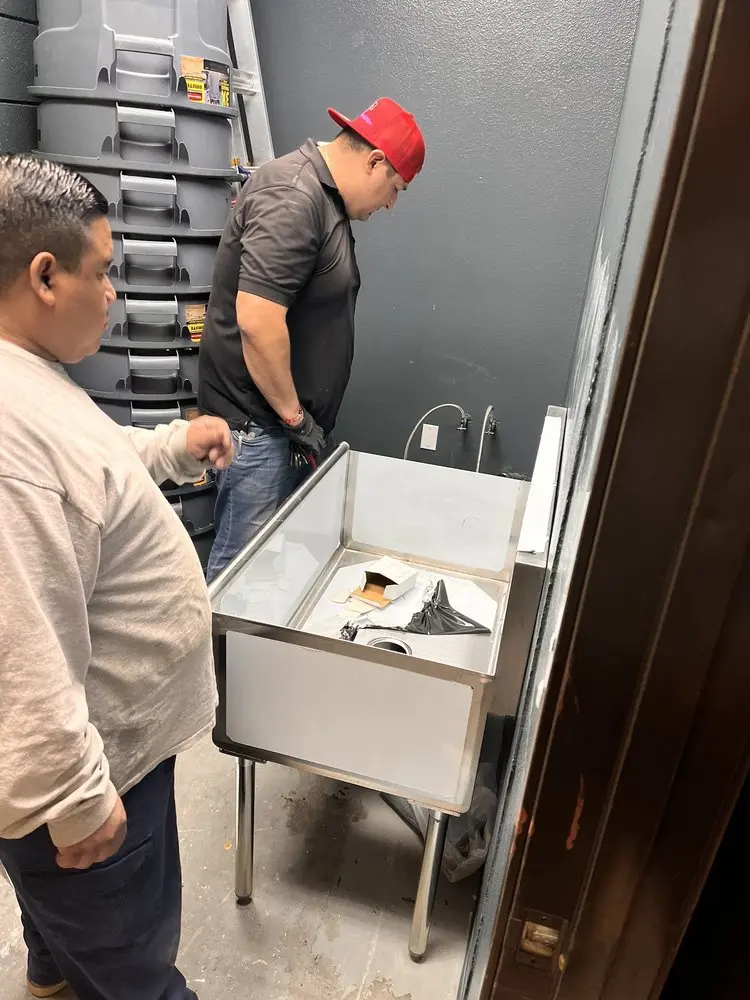 Commercial plumbing and sink installation in Firebaugh