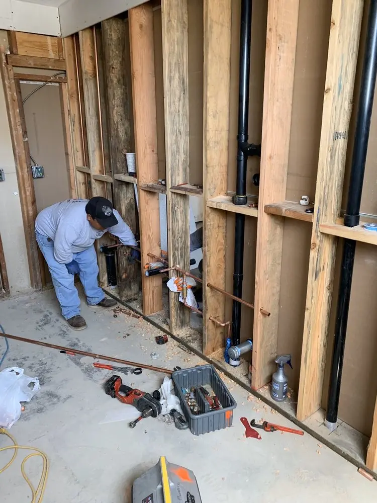 Commercial rough-in plumbing for Water Heater Replacement in Firebaugh